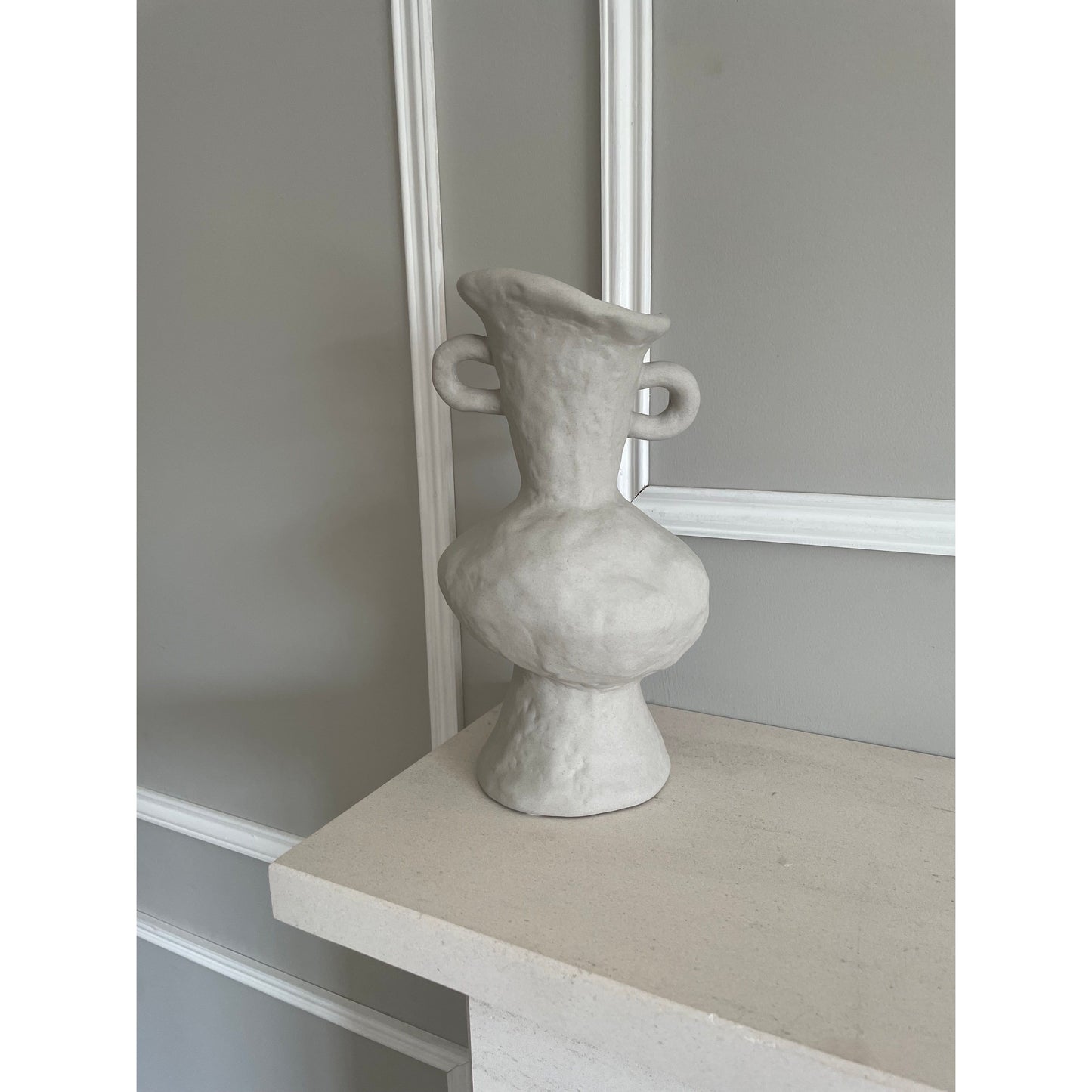 Handmade stone jug vase