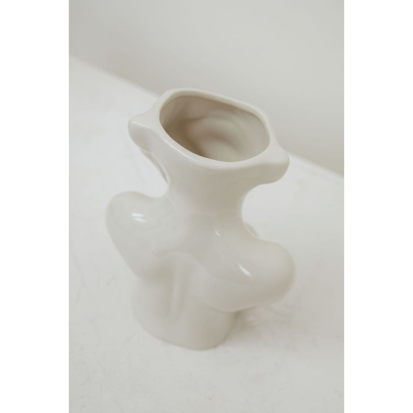 Lady Body and Face Ceramic Vase