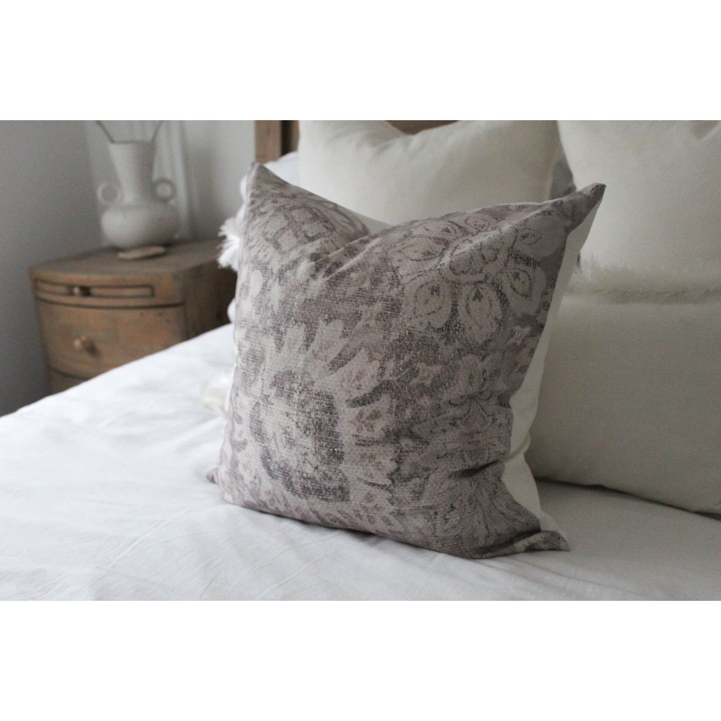 Country floral print cotton country style cushion cover 45 x 45cm