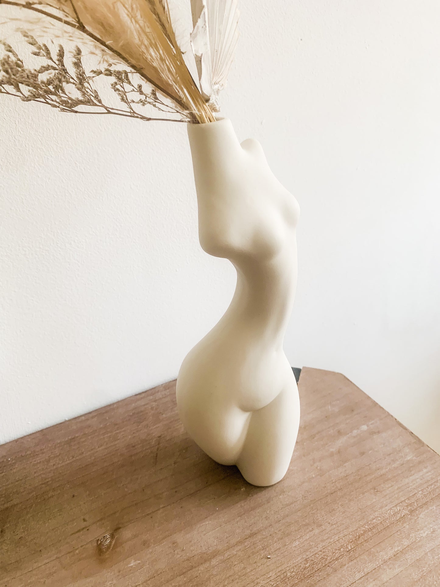 Human Body Sculpture Vase for Flowers