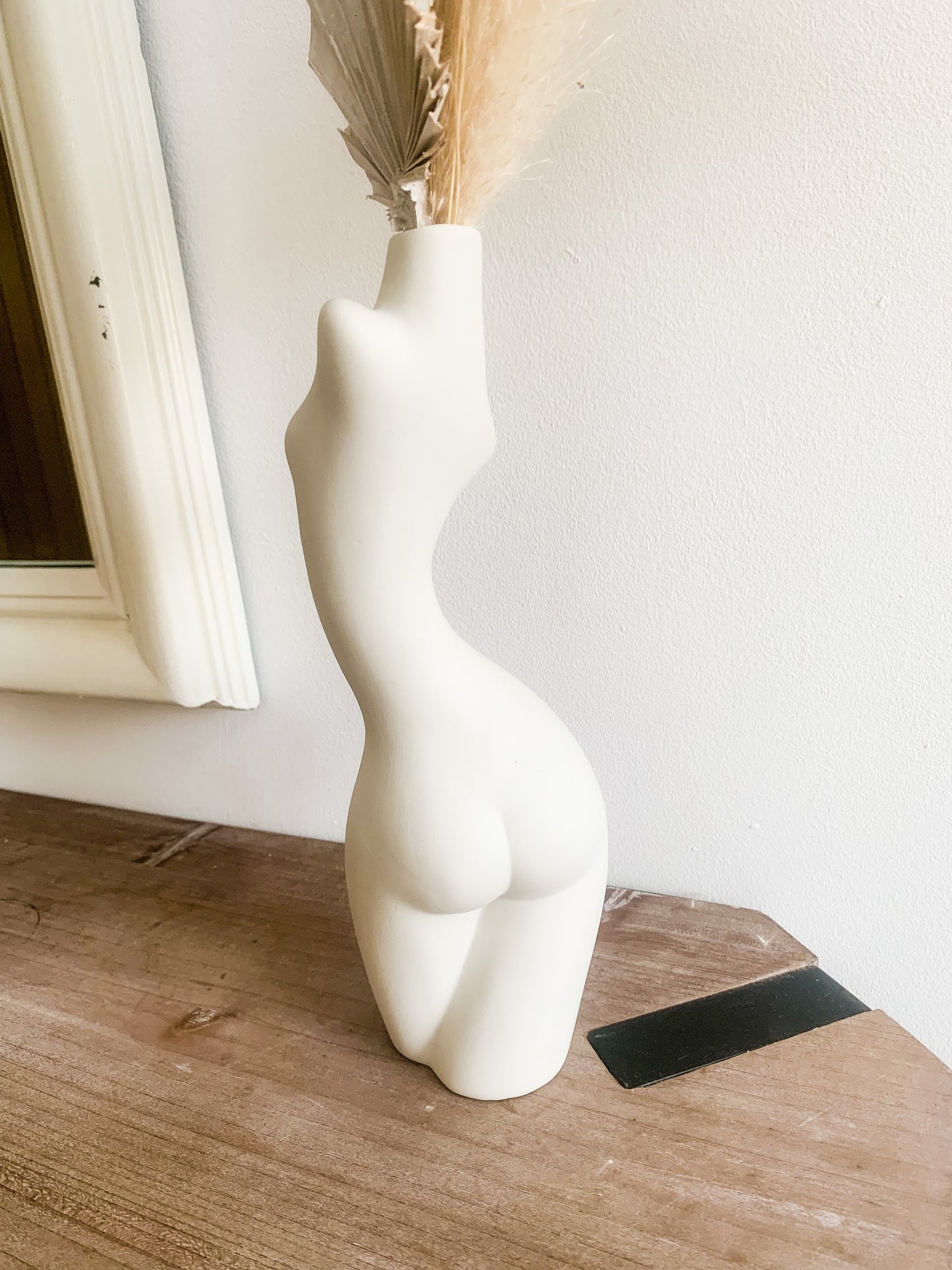 Human Body Sculpture Vase for Flowers