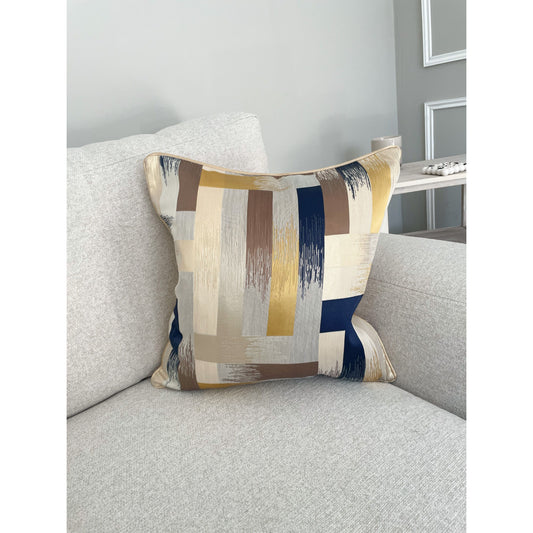 Satin Abstract Cushion Cover 45 x 45cm