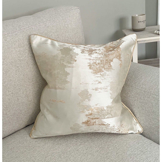 Champagne Satin 45 x 45cm Cushion Cover