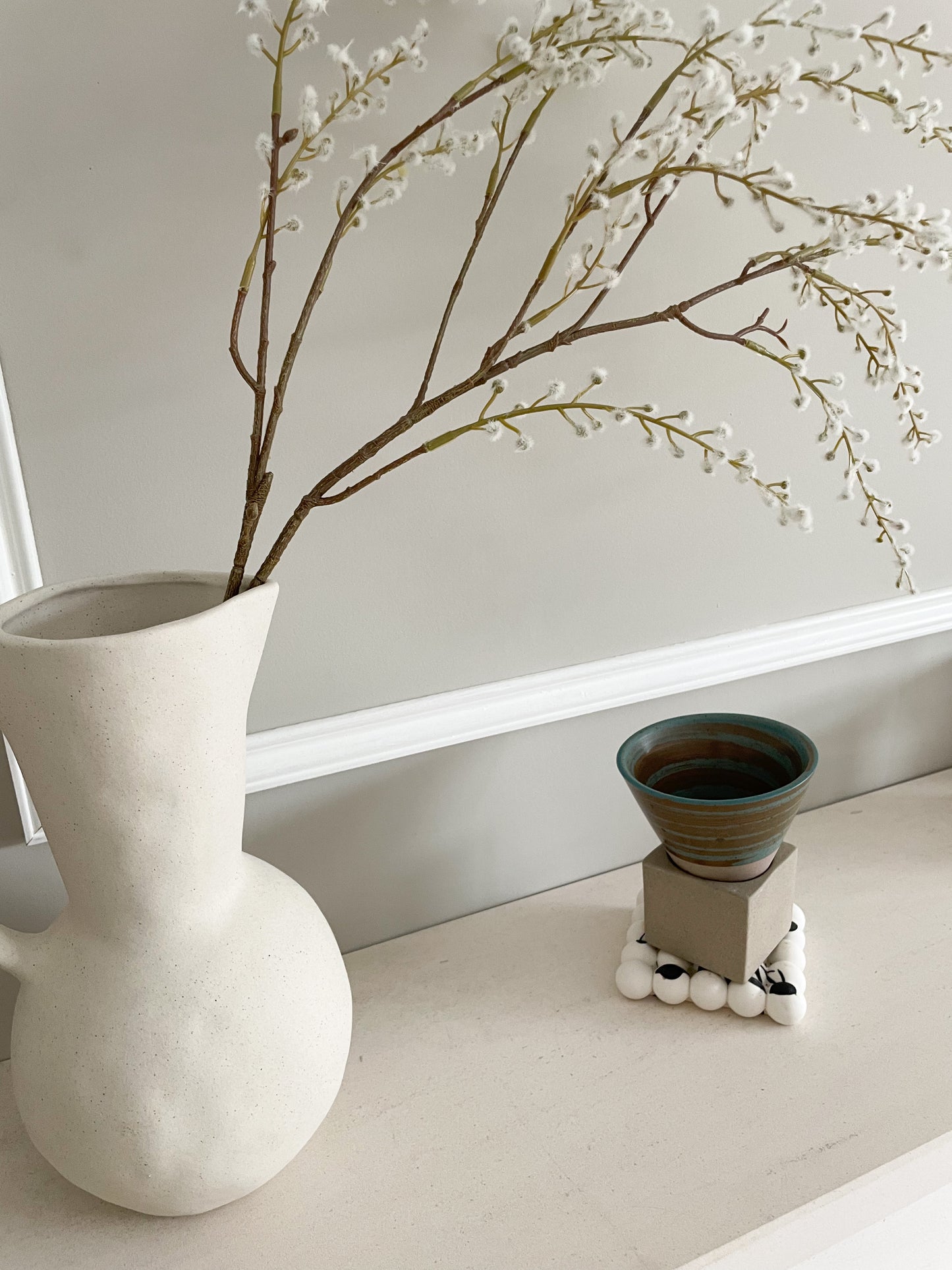 Modern Blue cone coffee mug