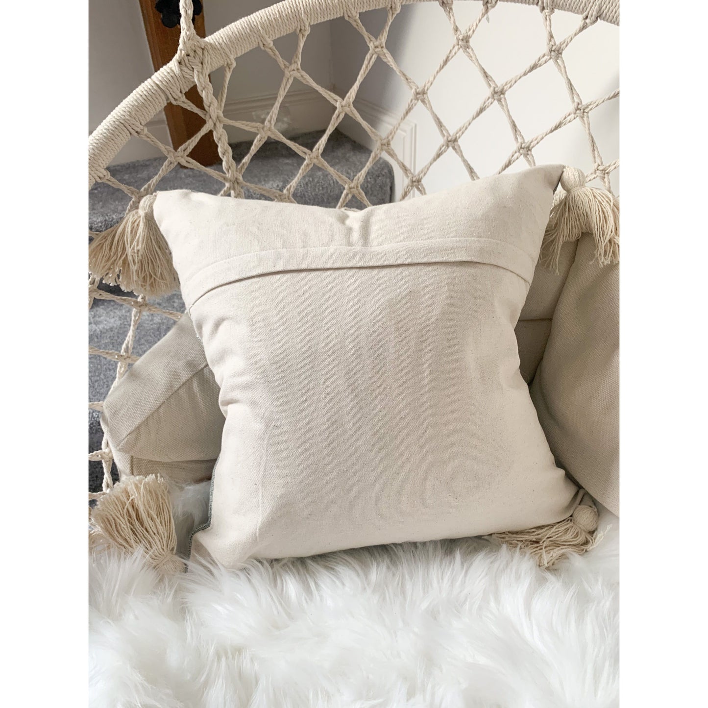 Grey Christmas Cushion Cover