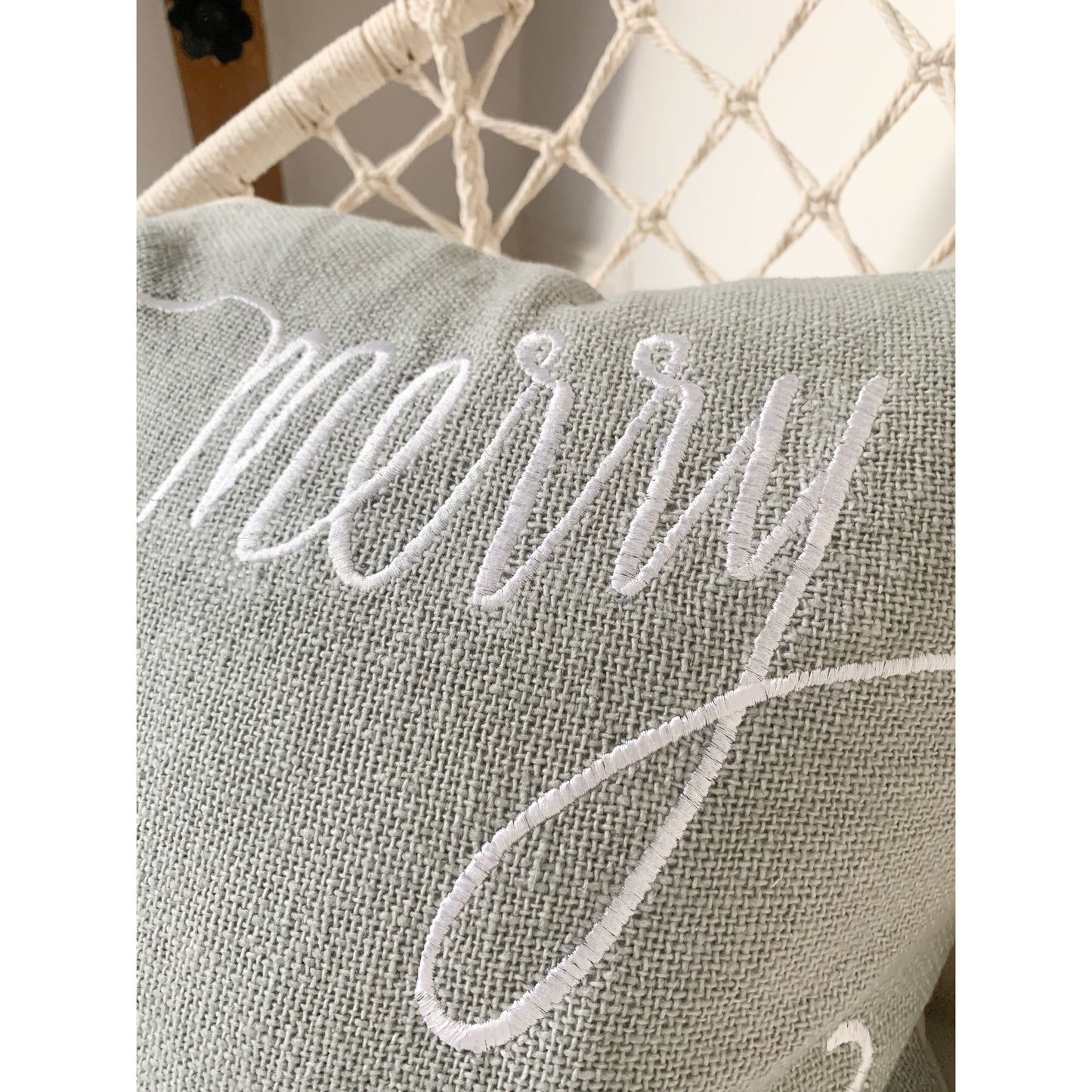 Grey Christmas Cushion Cover